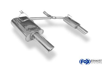 Endschalldämpfer Ausgang rechts/links - 1x100 Typ 16 rechts/links passend für: Honda Accord VII (Bj. ab 2003) CM1